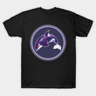 Orca Shirt: Cute Whale Lovers Colorful Art Killer Whale T-Shirt